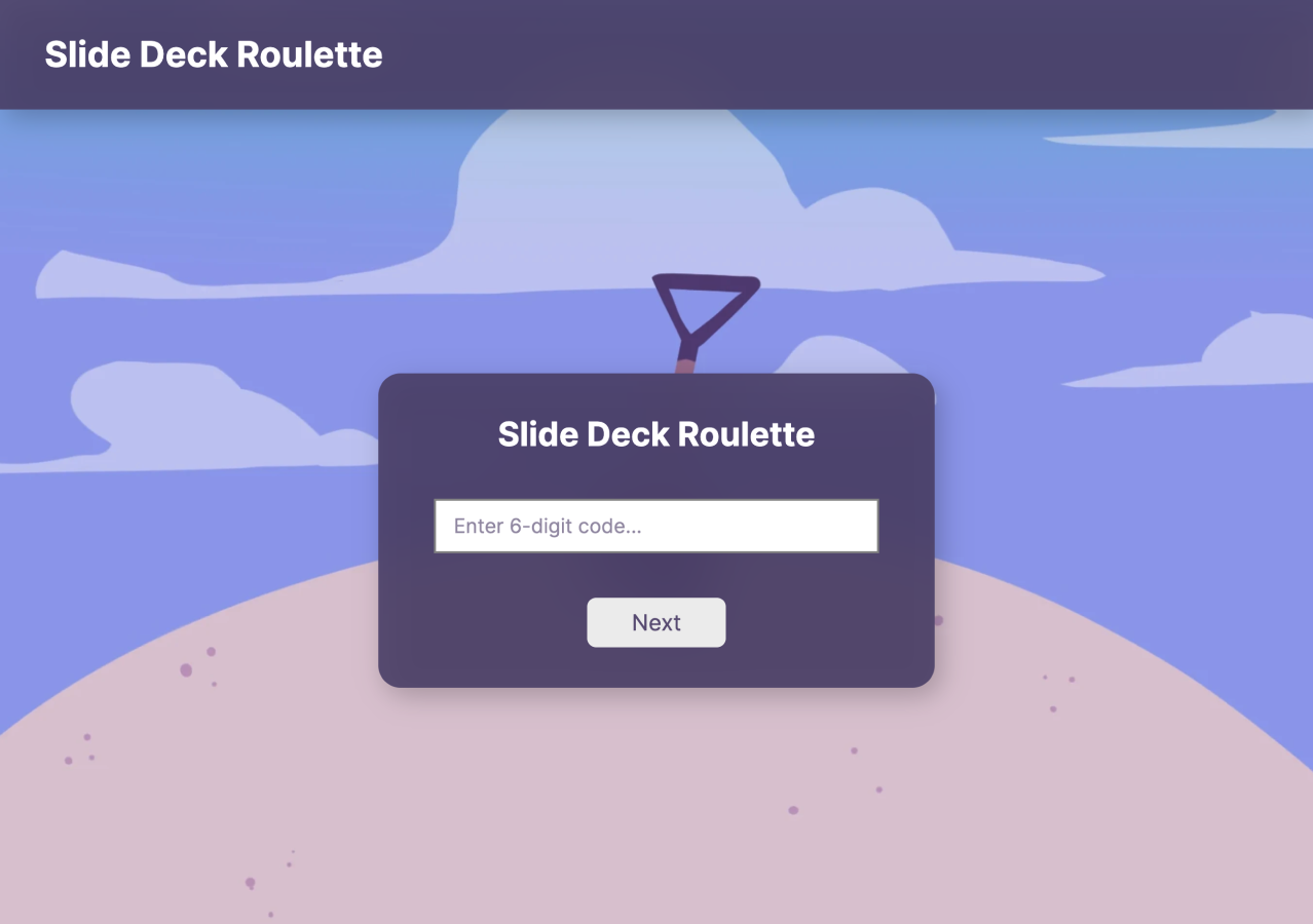 Slide Deck Roulette screenshot